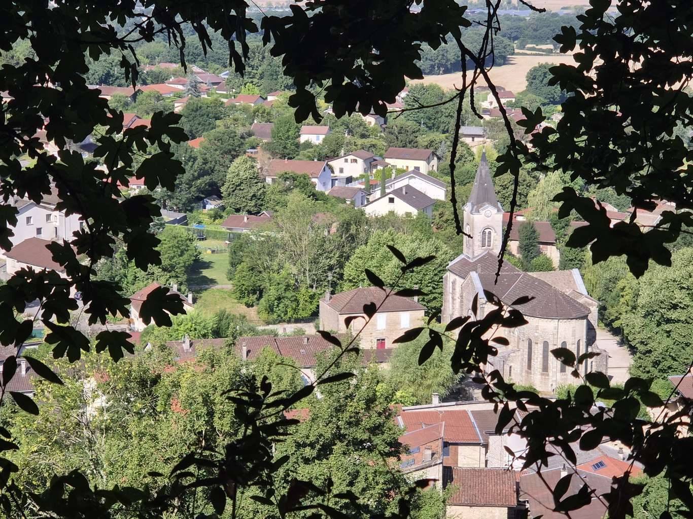 Douvres vu depuis les hauteurs